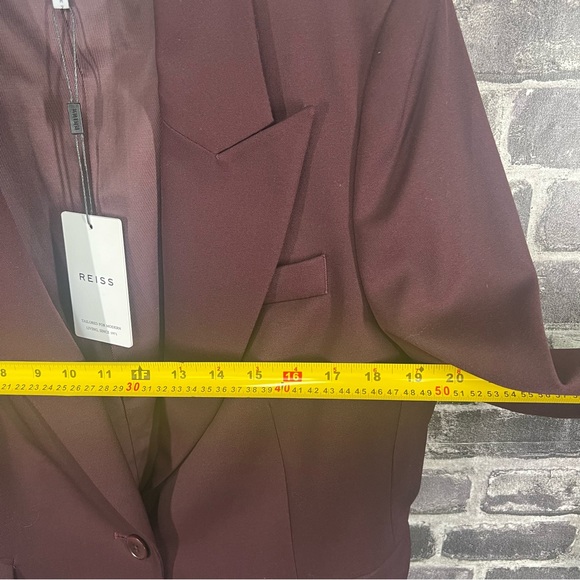 REISS - GABI TAILORED SINGLE BREASTED SUIT BLAZER & GABI SLIM FIT SUIT TROUSERS - Picture 12 of 16